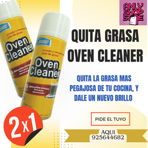 💥OVEN CLEANER – ESPUMA QUITA GRASA – PRODUCTO 100% GARANTIZADO💥